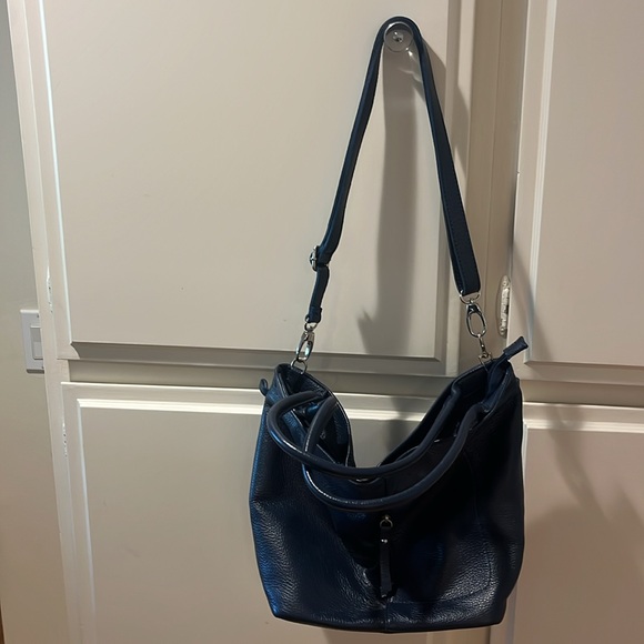 Blue Lemon blue leather bag, removable shoulder strap, great condition, leather - Picture 3 of 8